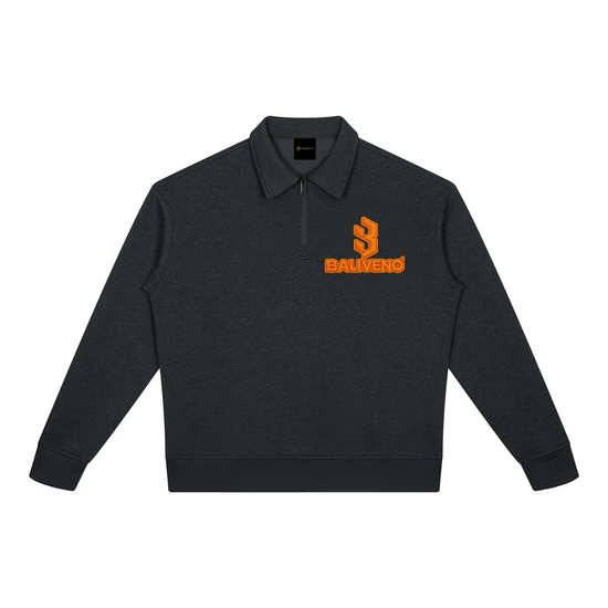 BALIVENO Unisex Boxy Quarter-Zip Sweatshirt — Studio 01