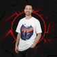 Adventure Landscape T-Shirt — "Know Yourself" Colorblock Back Print