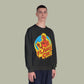 Flame On! Retro Fantastic Four Graphic Crewneck Sweatshirt