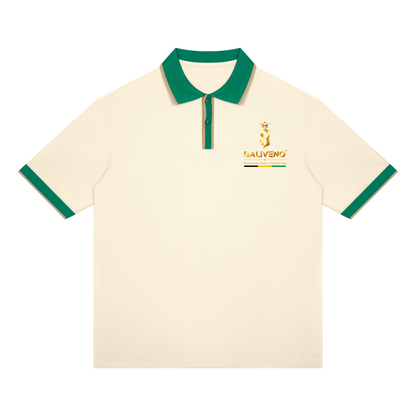 Unisex Color Block Polo Shirt