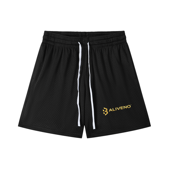 Mesh Drawstring Shorts