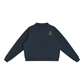 Baliveno luxury Essential Fleece Mock-Neck Crew Sweatshirt