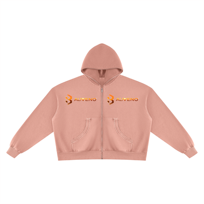 Baliveno Unisex Vintage Wash Fleece Boxy Hoodie