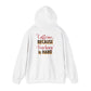 Teaching Is Hard Hoodie — "Caffeine, Because Teaching Is Hard" Cozy Teacher Pullover