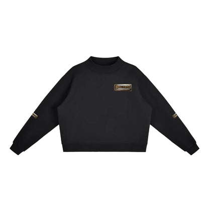 Baliveno Fleece Mock-Neck Crew Sweatshirt