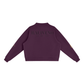 Baliveno Minimalist Essential Fleece Mock-Neck Crew Sweatshirt