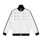 Contrast Side Stripe Fleece Track Jacket