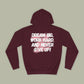 Baliveno Unisex College Hoodie — Dream big, work hard, and never give up!