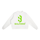 Baliveno Essential Fleece Mock Neck Crew Sweatshirt For Women