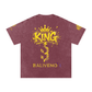 Baliveno Snow Washed Oversized Cotton T Shirt Unisex Comfort Fit