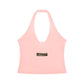 Baliveno Women’s Ruched Halter Yoga Tank Top