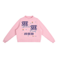 Essential Fleece Mock-Neck Crew Sweatshirt