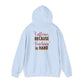 Teaching Is Hard Hoodie — "Caffeine, Because Teaching Is Hard" Cozy Teacher Pullover