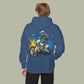 Hoodie — "Chase Dreams, Built" Motorcycle Graphic Pullover