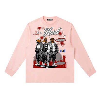 Baliveno Essential Crewneck Long-Sleeve T-Shirt