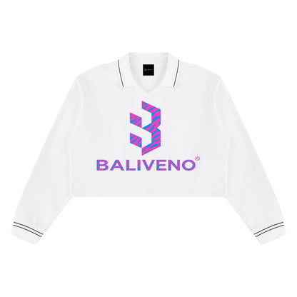 Women’s Crop Collared Sweatshirt