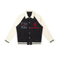 Contrast Raglan Sleeve Baseball Jacket by BALIVENO