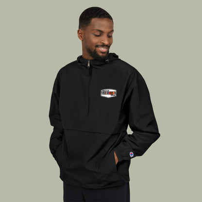 Packable Anorak Jacket – Orange Lightweight Windbreaker