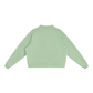 Baliveno Minimalist Essential Fleece Mock-Neck Crew Sweatshirt