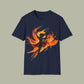 Phoenix Dance T‑Shirt — Fiery Silhouette Graphic Tee