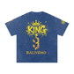 Baliveno Snow Washed Oversized Cotton T Shirt Unisex Comfort Fit