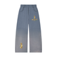 Baliveno Unisex Sunfade Paneled Barrel Leg Sweatpants