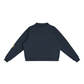Baliveno Minimalist Essential Fleece Mock-Neck Crew Sweatshirt