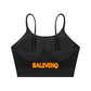 Spaghetti Strap Yoga Sports Bra