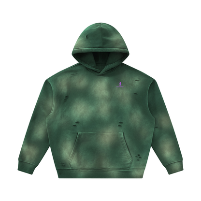 BALIVENO Unisex Sunfade Frayed Fleece Hoodie — Studio 27
