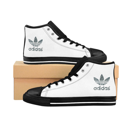 High-Top Adidas Canvas Sneakers — Retro Adidas Skate Shoes