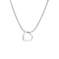 Baliveno Heart-shaped Light Plate Necklace