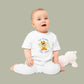 Baby T-Shirt — "Tall Dreams Tiny Steps" Cute Graphic Baby Tee