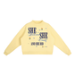 Essential Fleece Mock-Neck Crew Sweatshirt