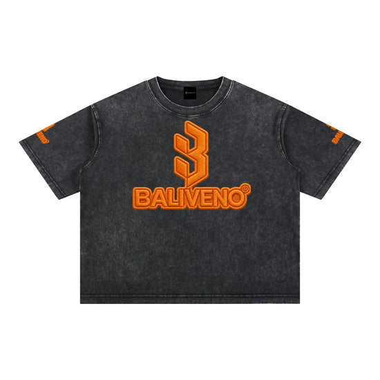 Baliveno Mineral Wash Boxy Cotton T-Shirt