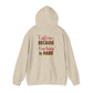 Teaching Is Hard Hoodie — "Caffeine, Because Teaching Is Hard" Cozy Teacher Pullover
