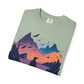 Adventure Landscape T-Shirt — "Know Yourself" Colorblock Back Print