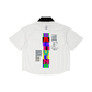 Baliveno Vibrant Unisex Striped Boxy Contrast Collar Shirt