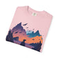 Adventure Landscape T-Shirt — "Know Yourself" Colorblock Back Print