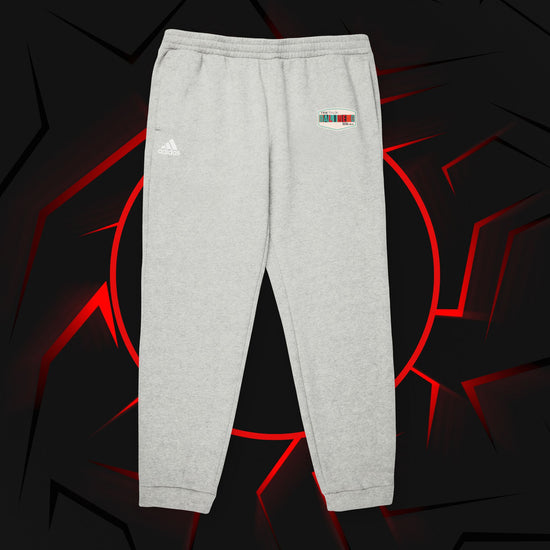 Adidas Fleece Joggers — Grey Casual Sweatpants