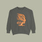Law of Identity Sweatshirt — Abstract Orange Tree Face Graphic Crewneck