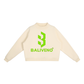Baliveno Essential Fleece Mock Neck Crew Sweatshirt For Women