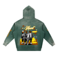 Baliveno Vintage Washed Frayed Fleece Hoodie
