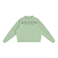 Baliveno Minimalist Essential Fleece Mock-Neck Crew Sweatshirt