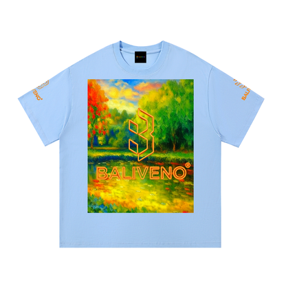 Baliveno Rainbow Print Essential Cotton T-Shirt