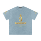 Baliveno Black Unisex Acid Wash Oversize T-Shirt - 250 GSM