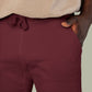Embroidered Fleece Sweatpants — Coral Cozy Joggers