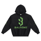 Baliveno Fleeced Boxy Hoodie Unisex Thick Cotton Polyester Blend