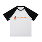 Baliveno Contrast Raglan Sleeve Mesh T-Shirt