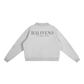 Baliveno Minimalist Essential Fleece Mock-Neck Crew Sweatshirt