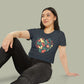 Baliveno Floral Heart Crop Top
